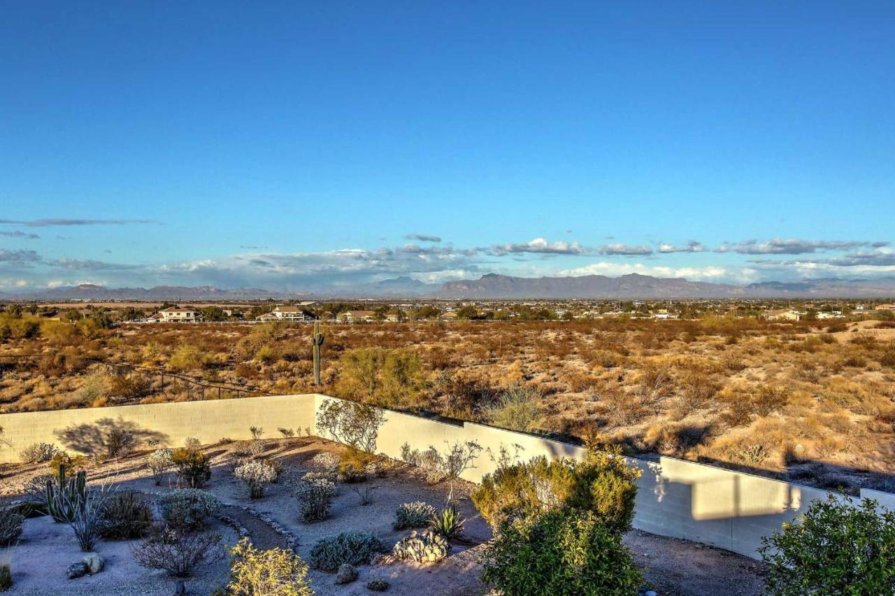 Adobe Arizona Home With City And Mountain Views Queen Creek Exterior foto