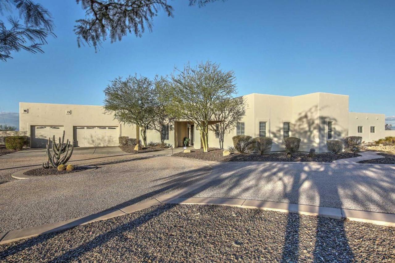 Adobe Arizona Home With City And Mountain Views Queen Creek Exterior foto