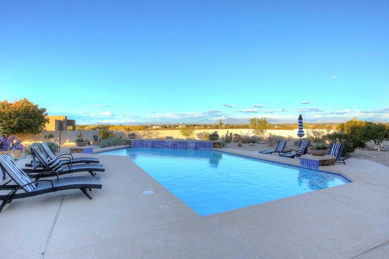 Adobe Arizona Home With City And Mountain Views Queen Creek Exterior foto